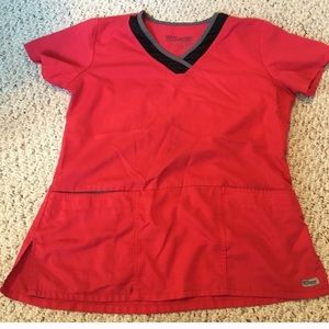 Grey anatomy scrub top